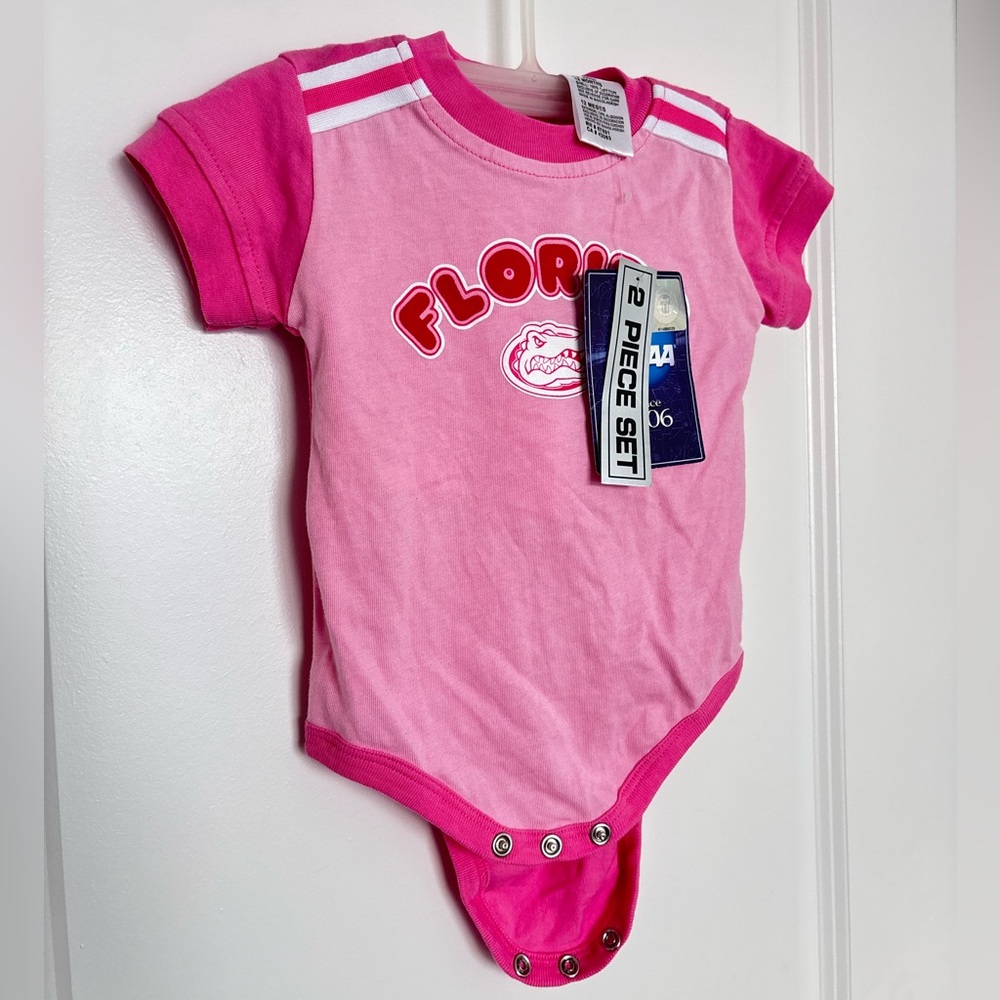 NCAA Pink Florida Kids Bodysuit